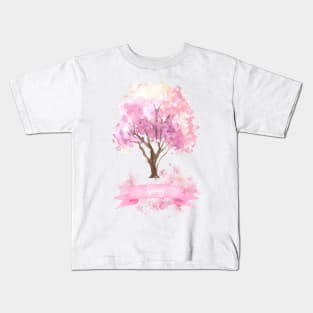 Spring is here! - Spring season blooming Kids T-Shirt